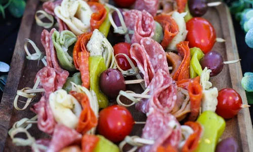 Antipasto skewers