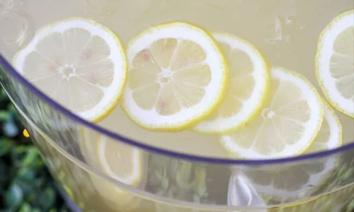 Homemade lemonade